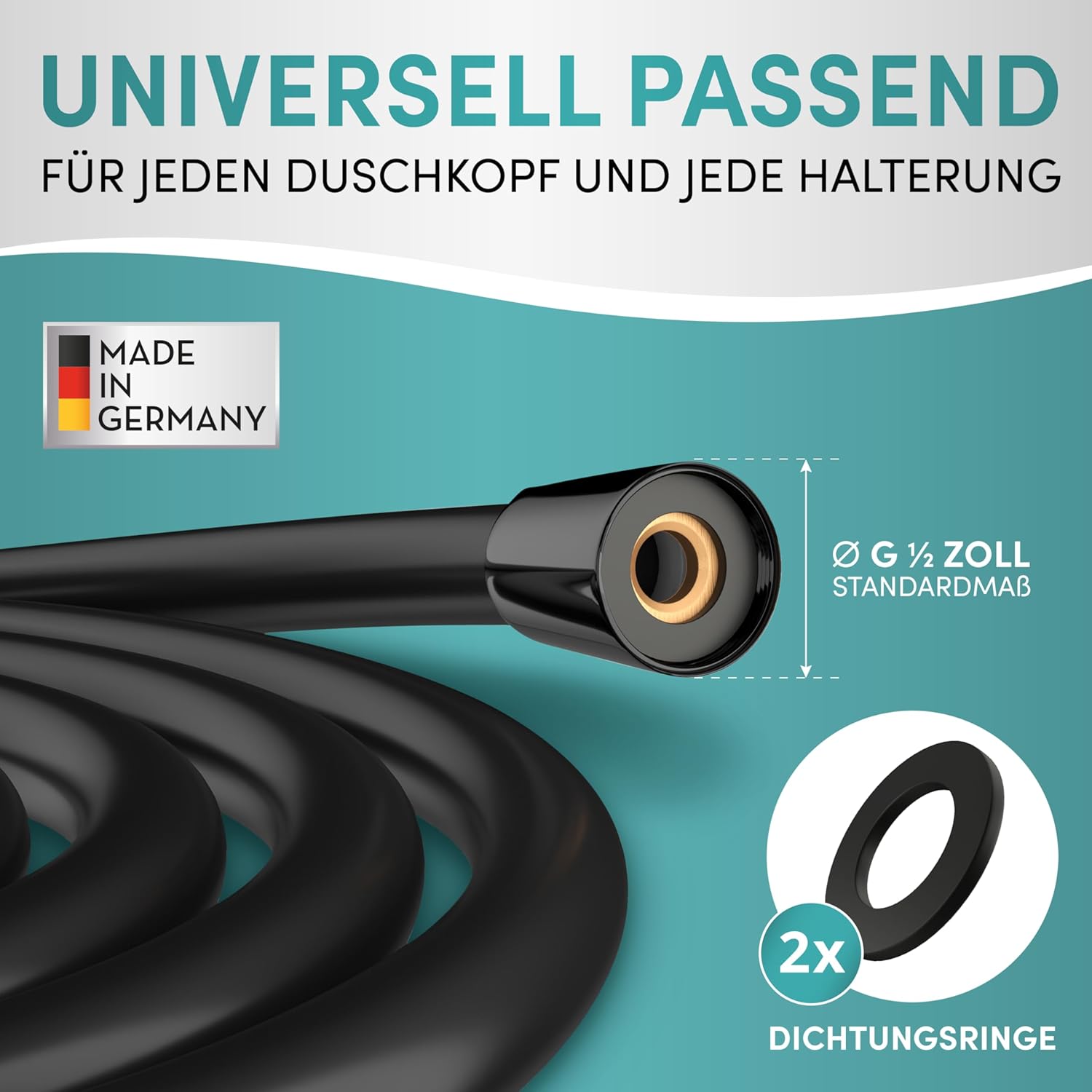 Kunststoff - Schwarz Matt