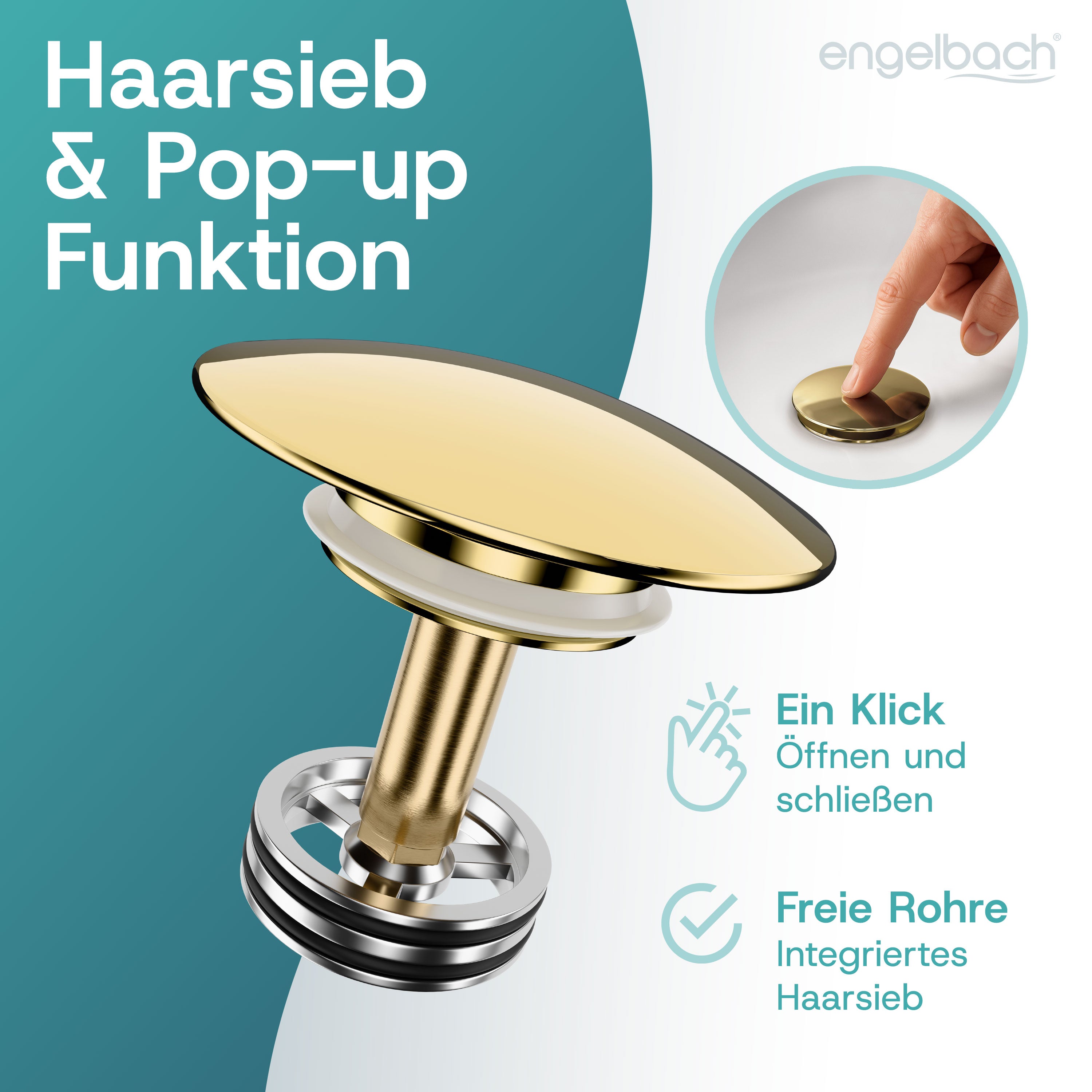 Mit Überlauf - Gold