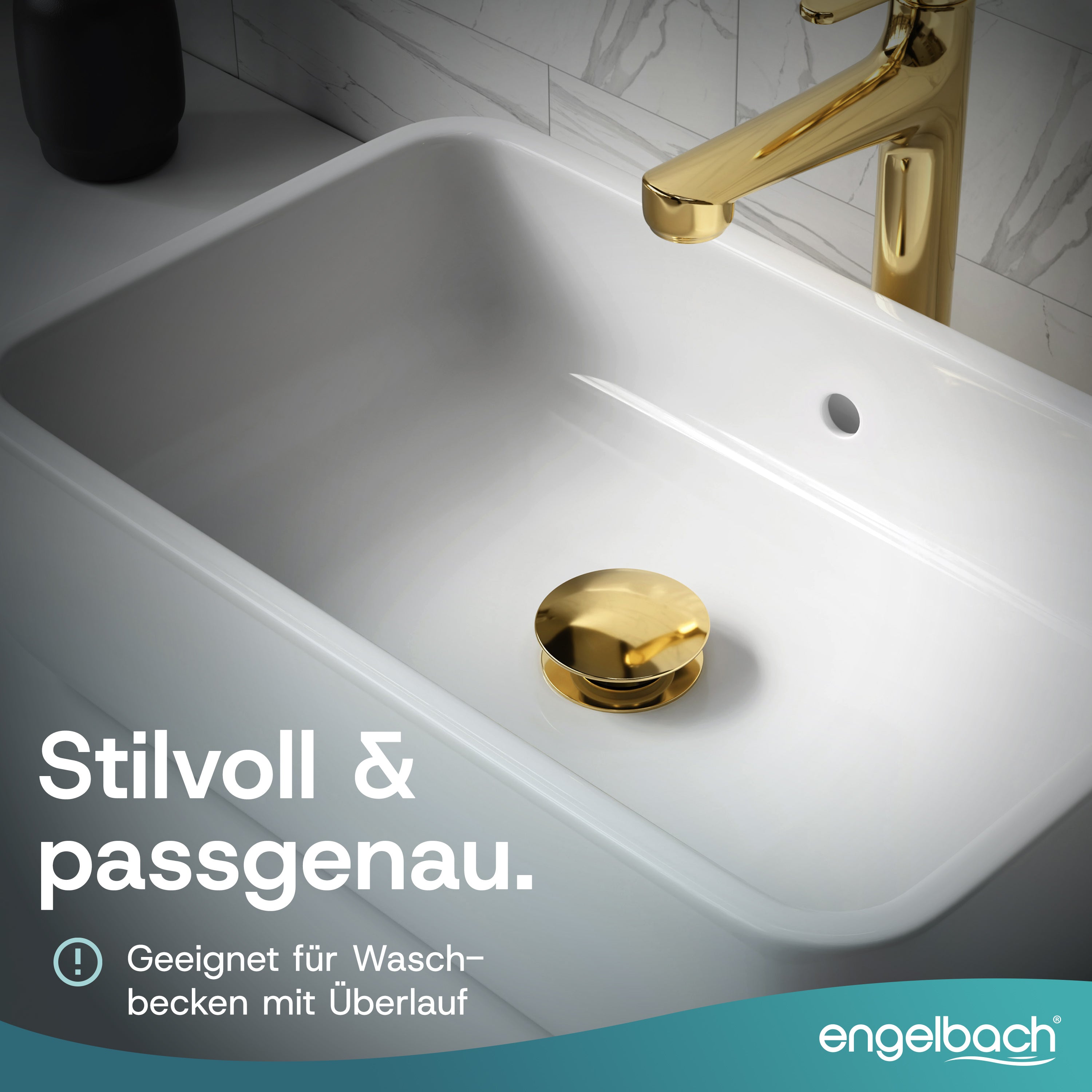 Mit Überlauf - Gold