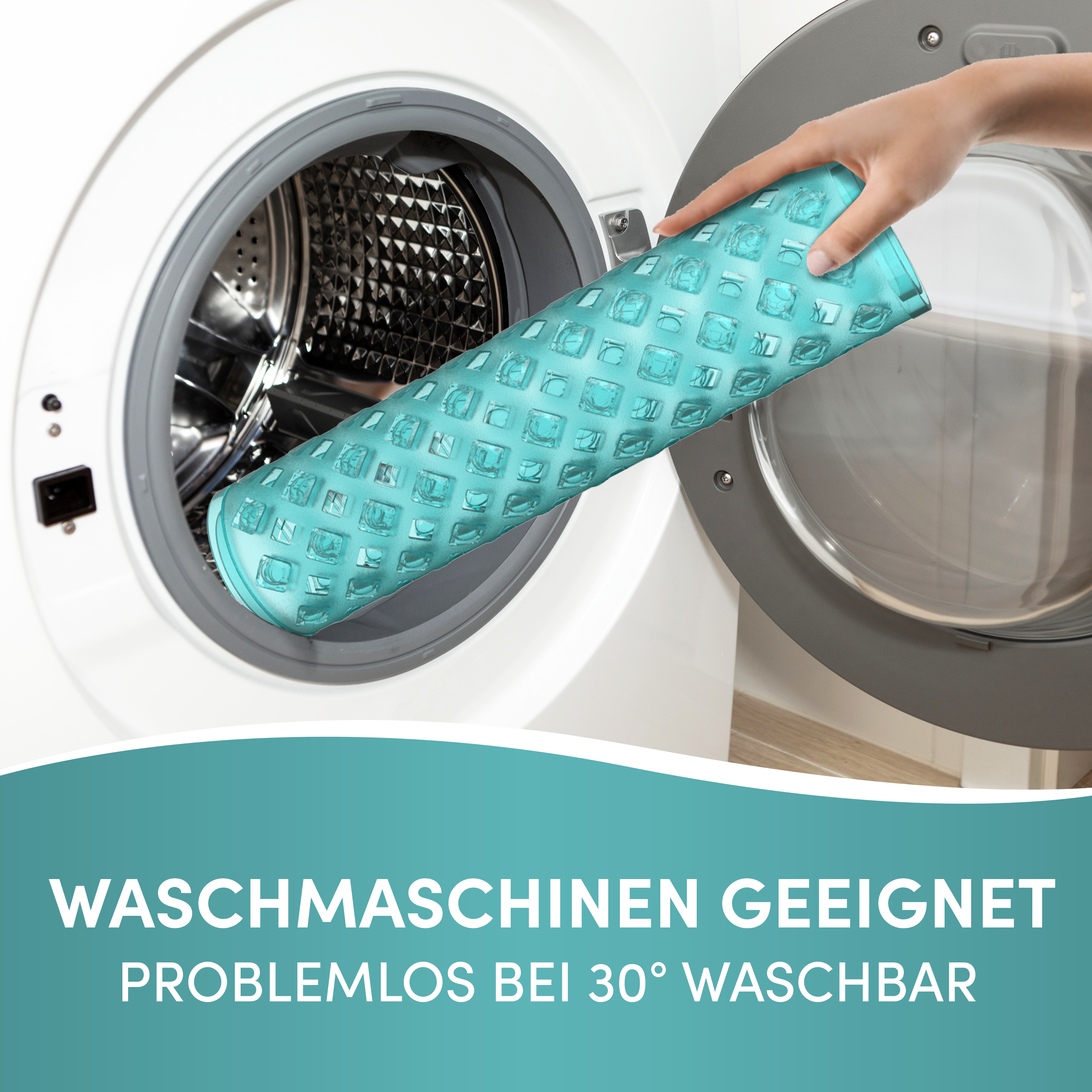 Badewannenmatte 88x40cm - Inkl Haken, 100% BPA-frei