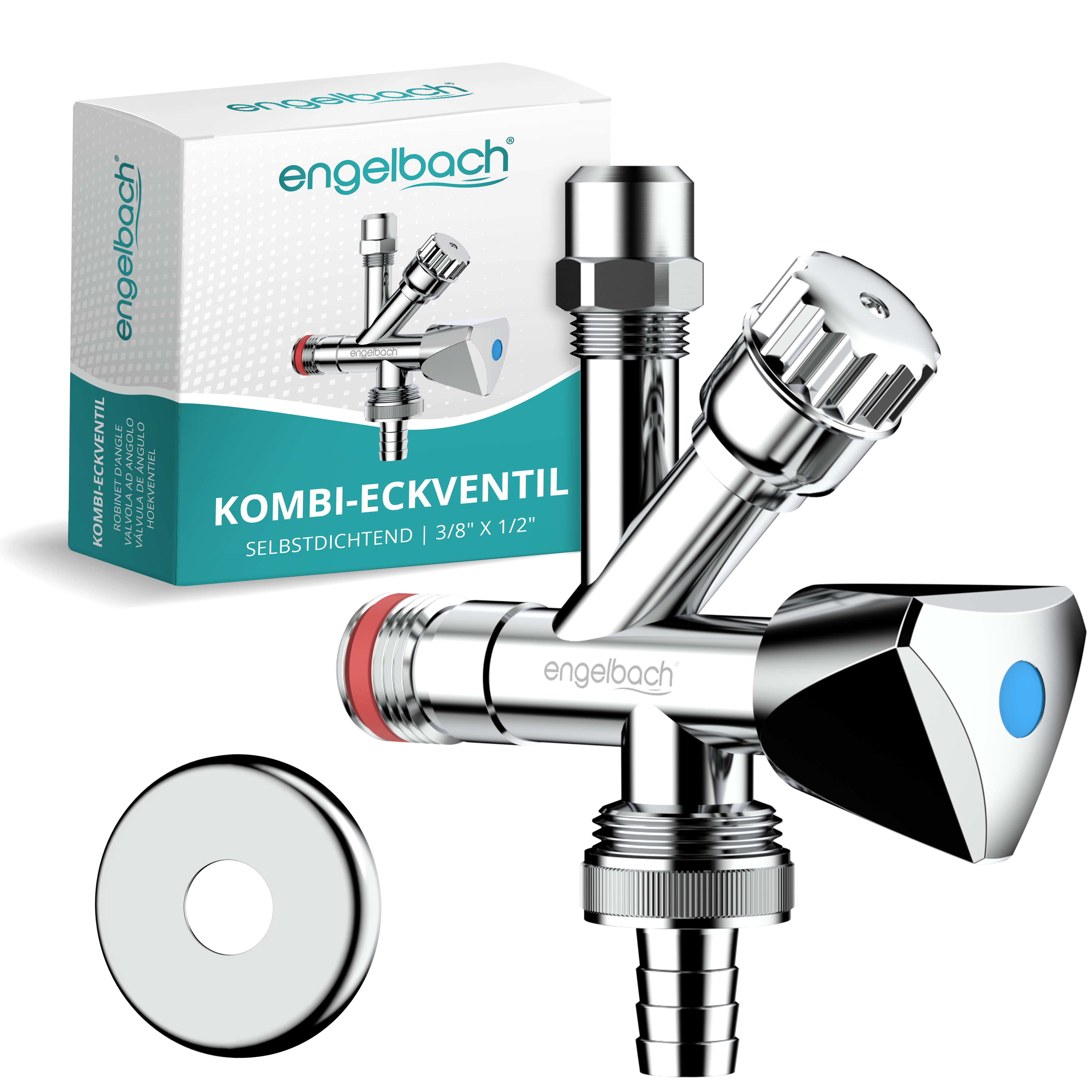 Kombi Eckventil 1/2" Anschluss
