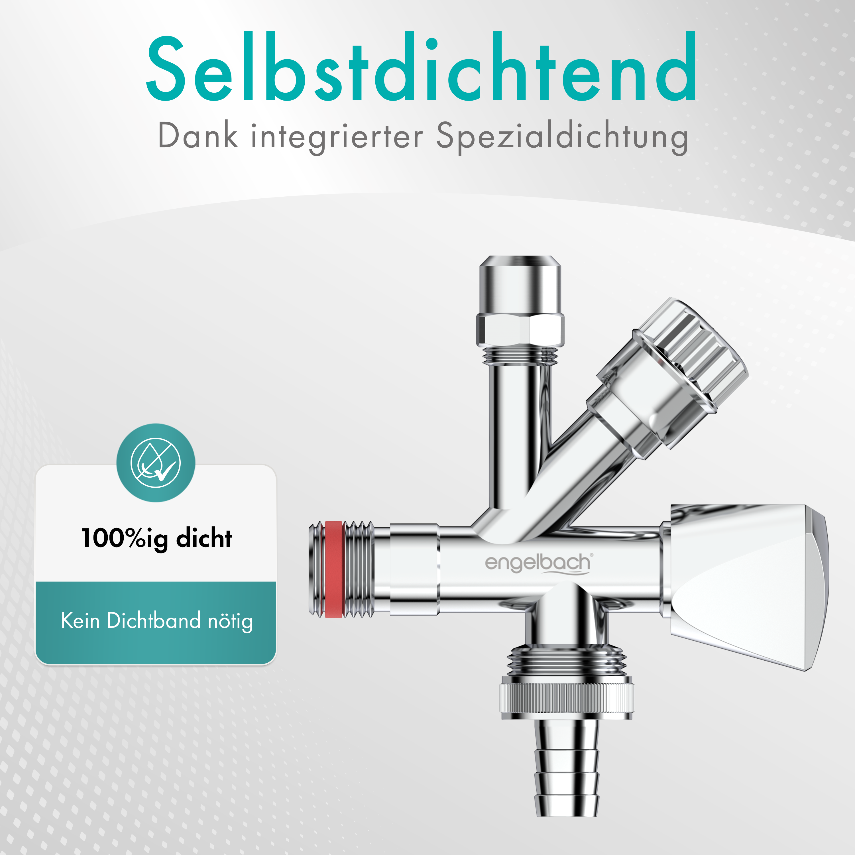 Kombi Eckventil 1/2" Anschluss
