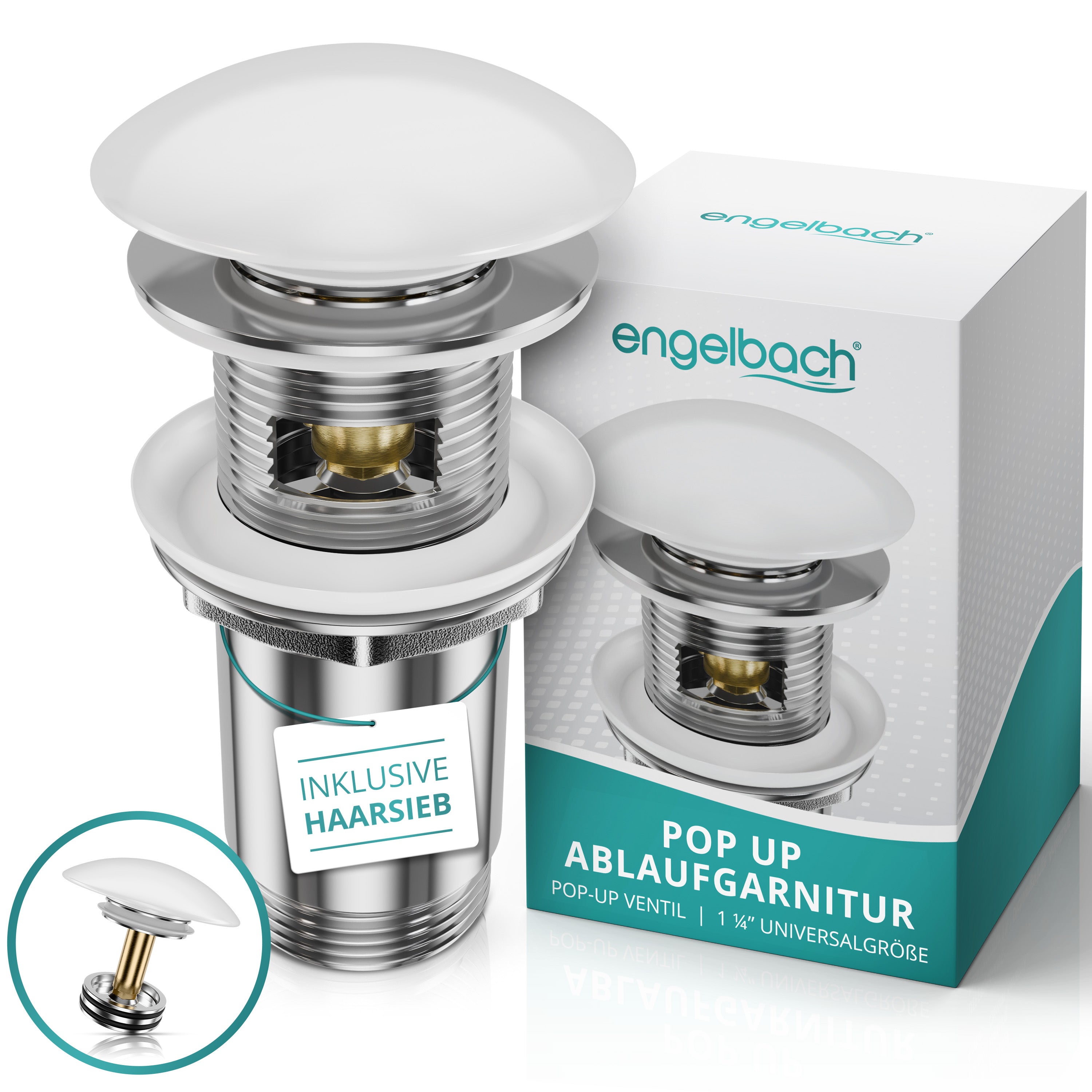 Mit Überlauf - Keramik