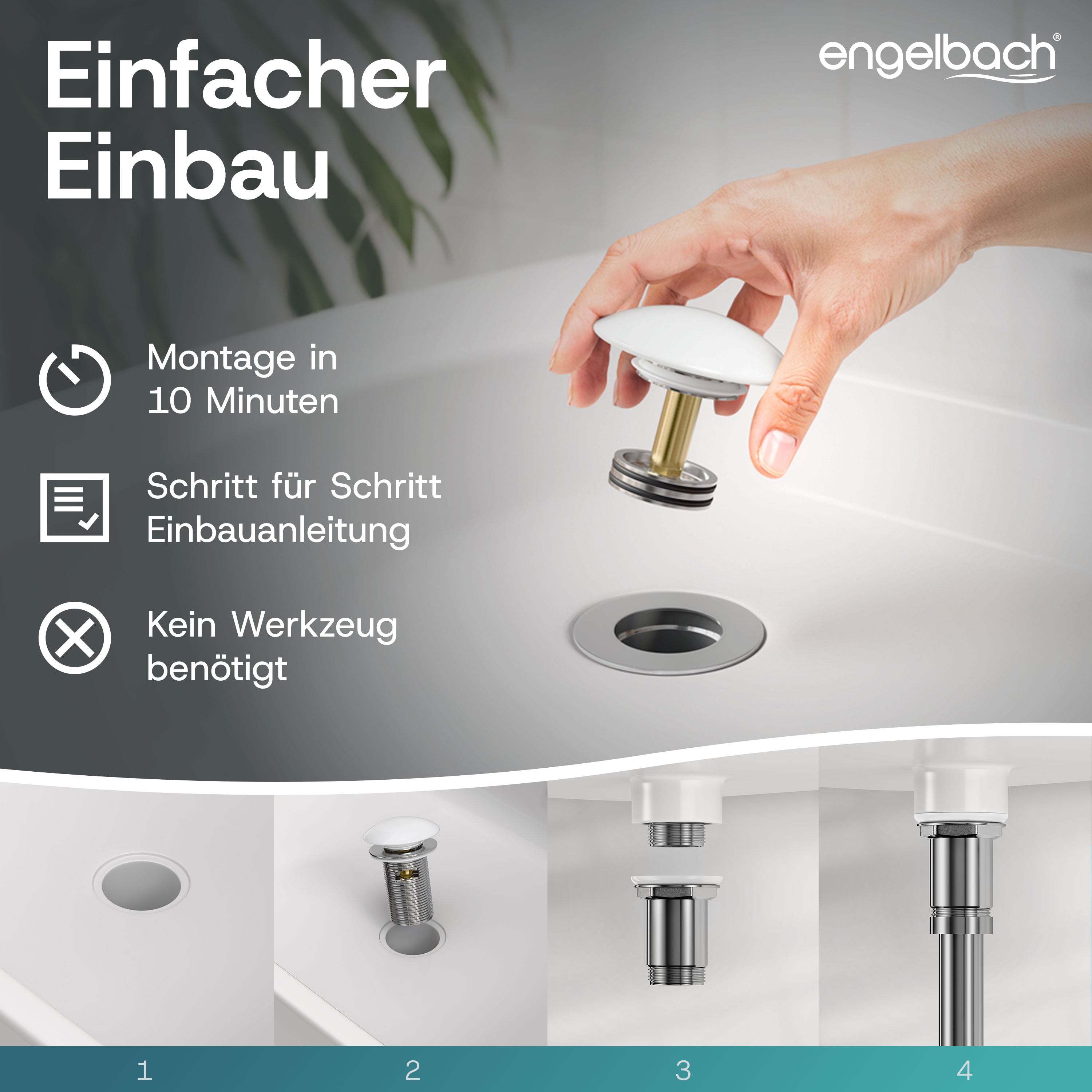 Mit Überlauf - Keramik