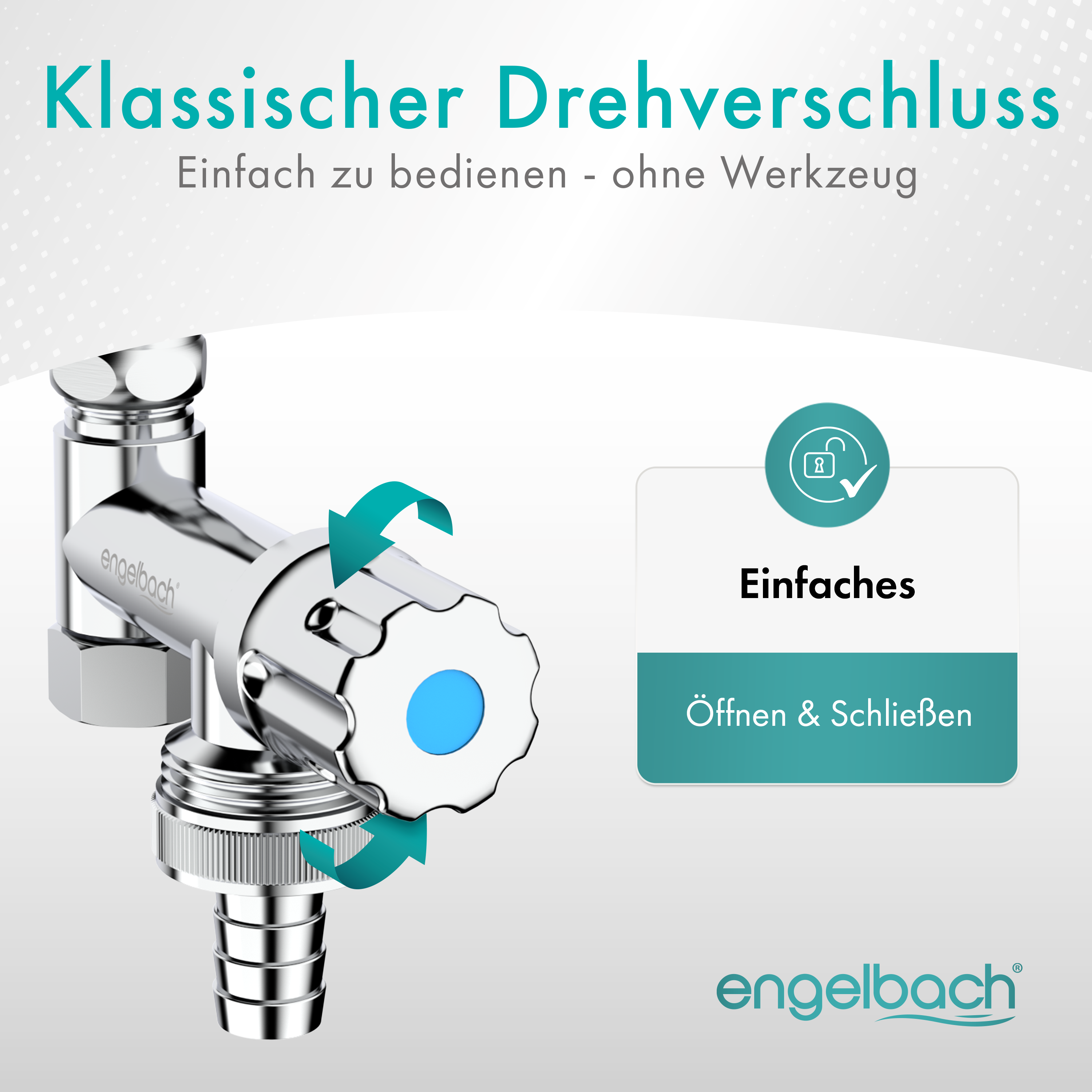 Universal Eckfix 3/4" Anschluss
