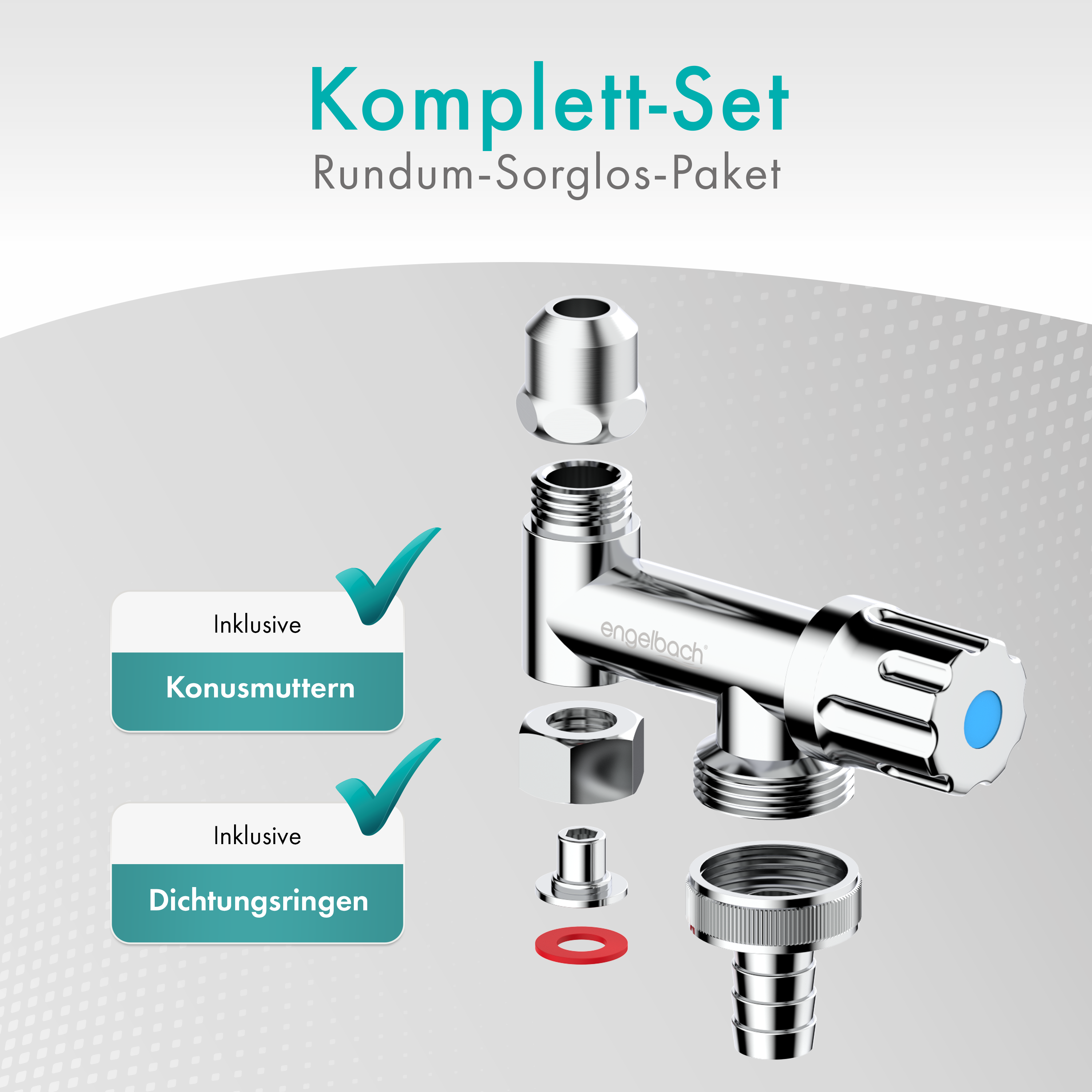 Universal Eckfix 3/4" Anschluss