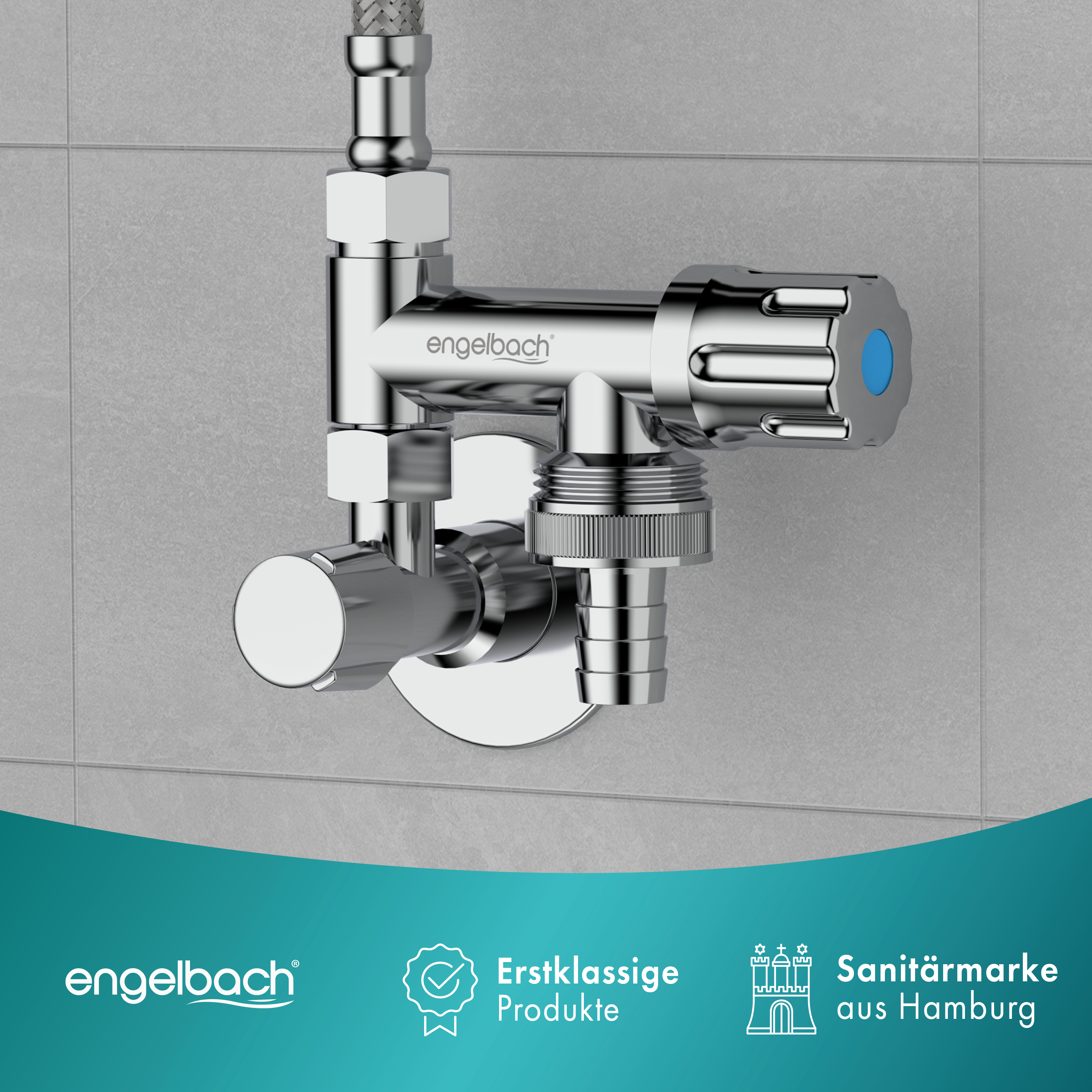 Universal Eckfix 3/4" Anschluss
