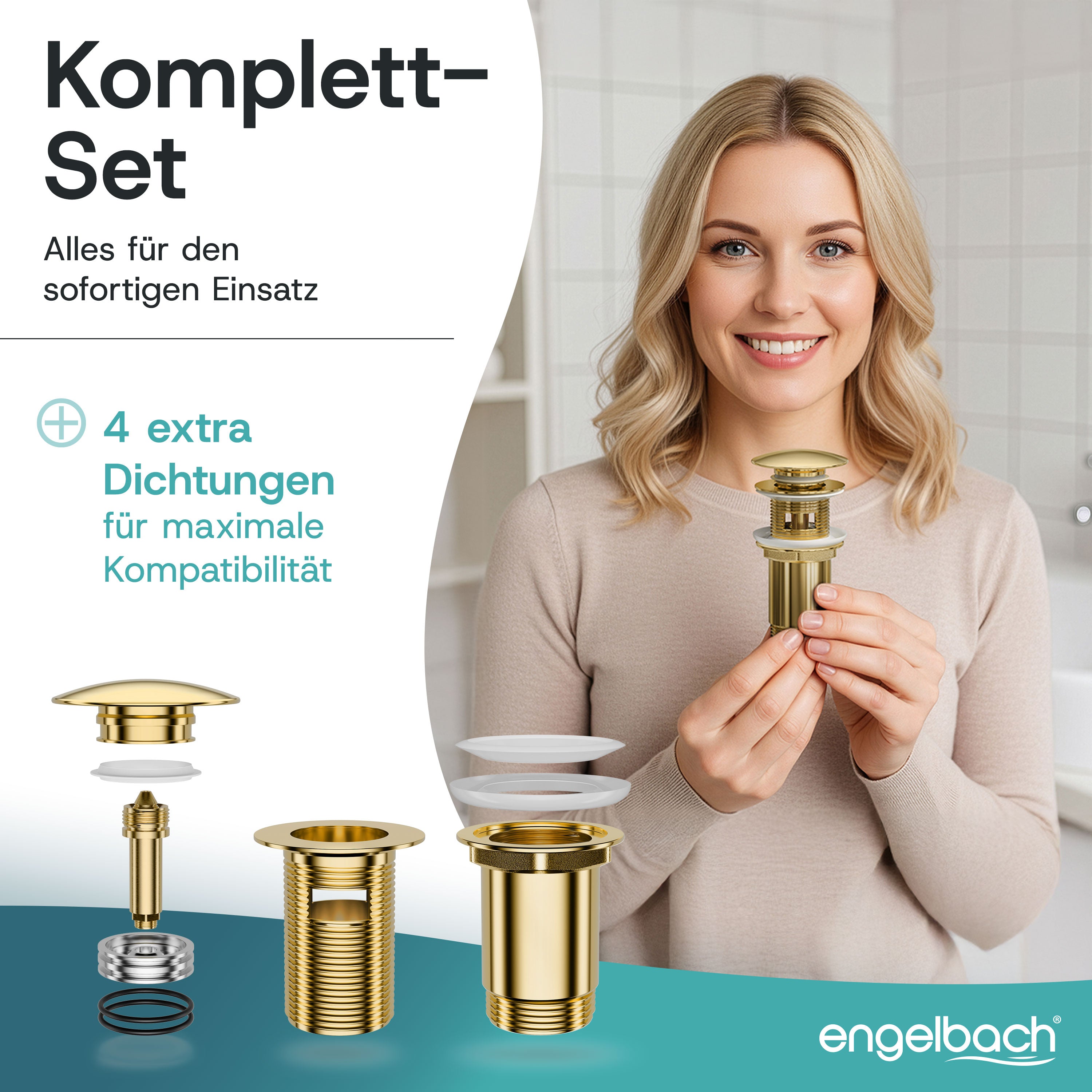 Mit Überlauf - Gold