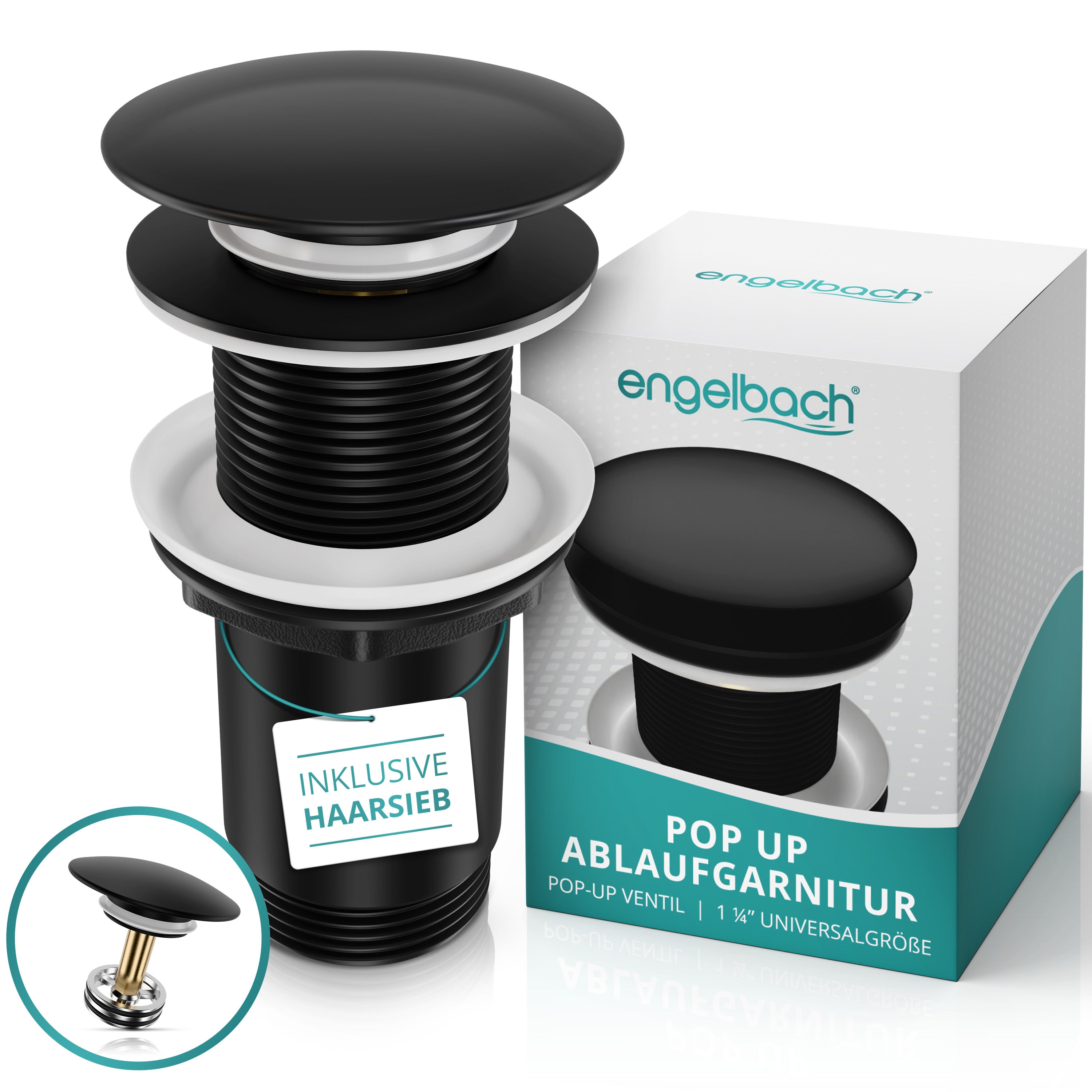 Ohne Überlauf - Matt Schwarz