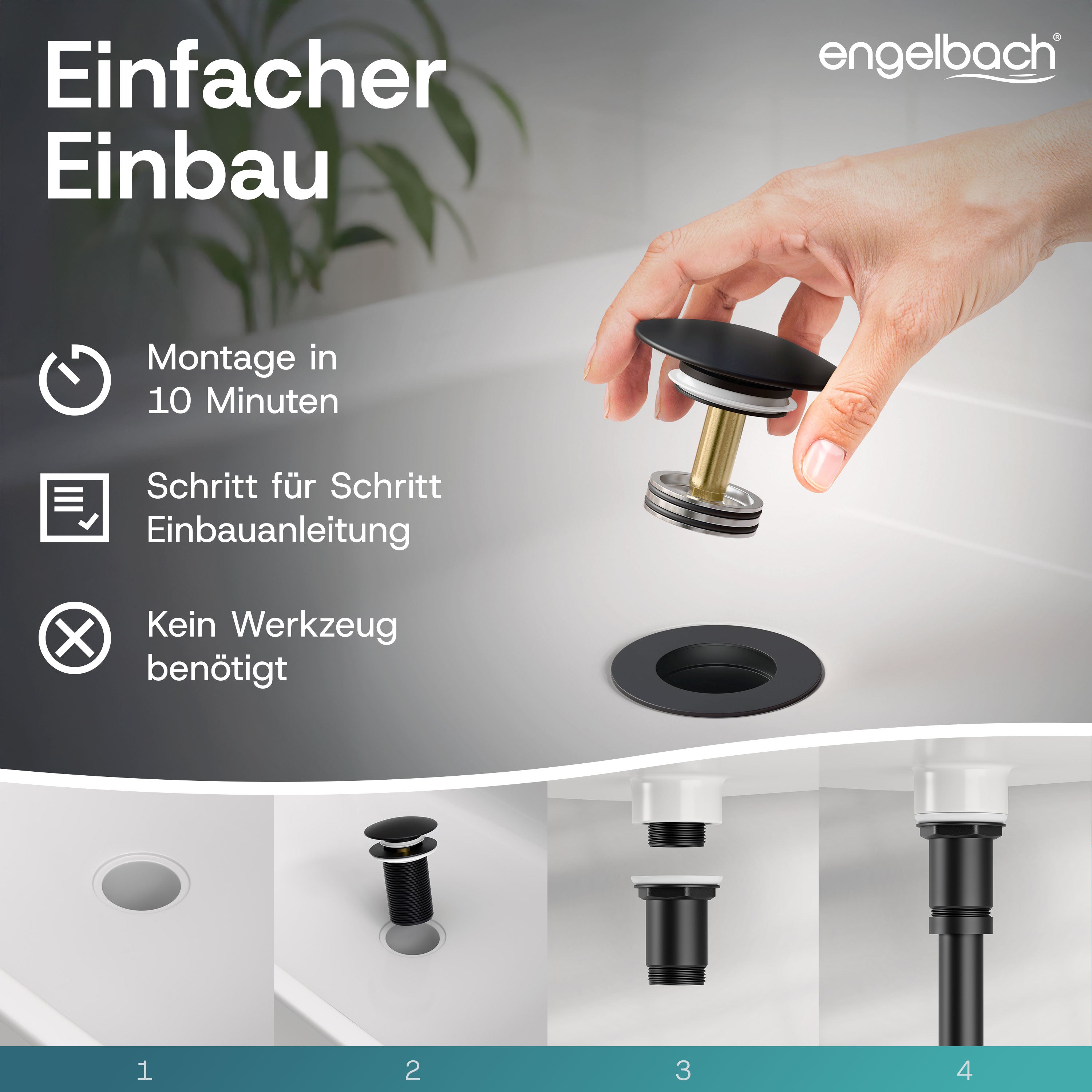 Ohne Überlauf - Matt Schwarz