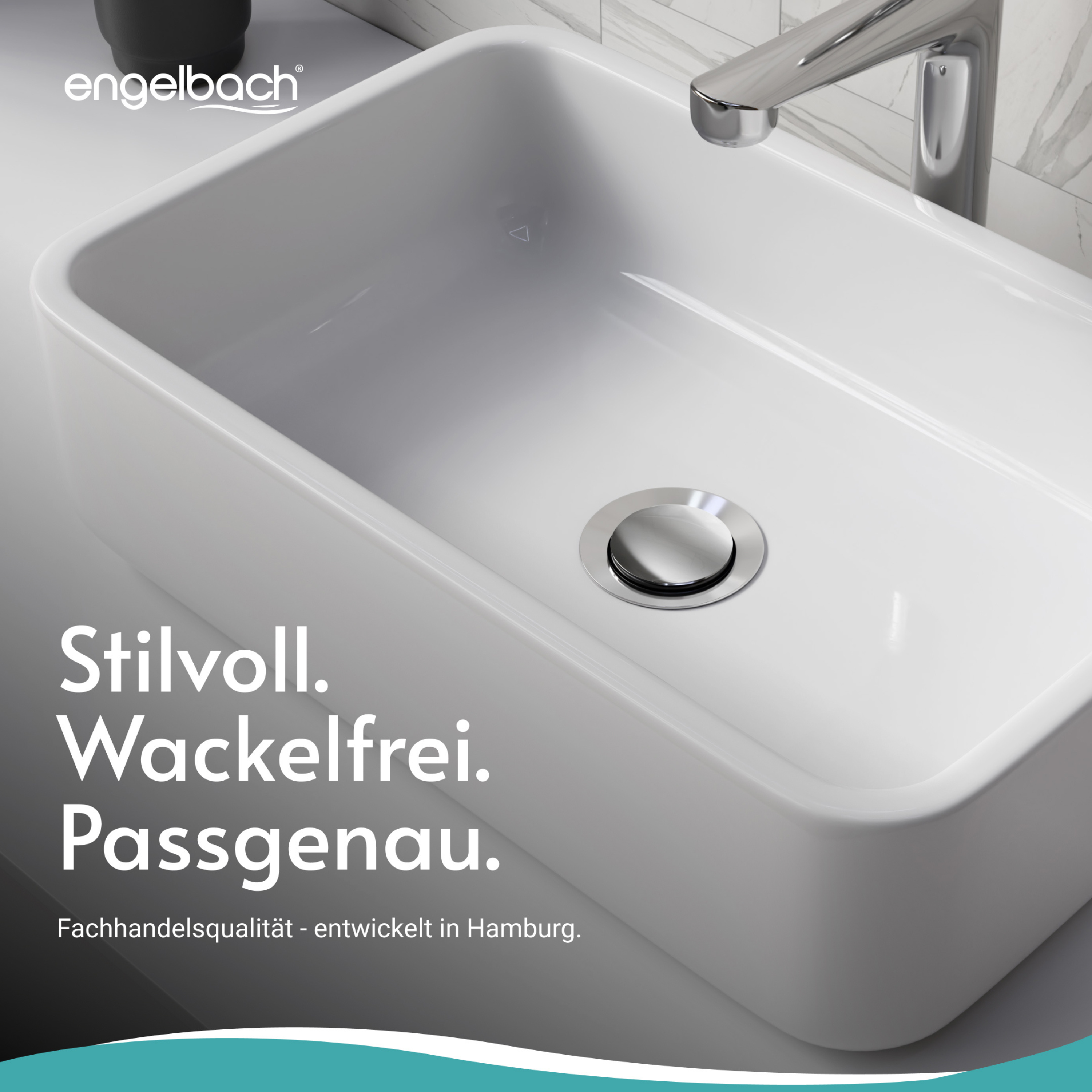 Standard Waschbeckenstöpsel 40mm Universal