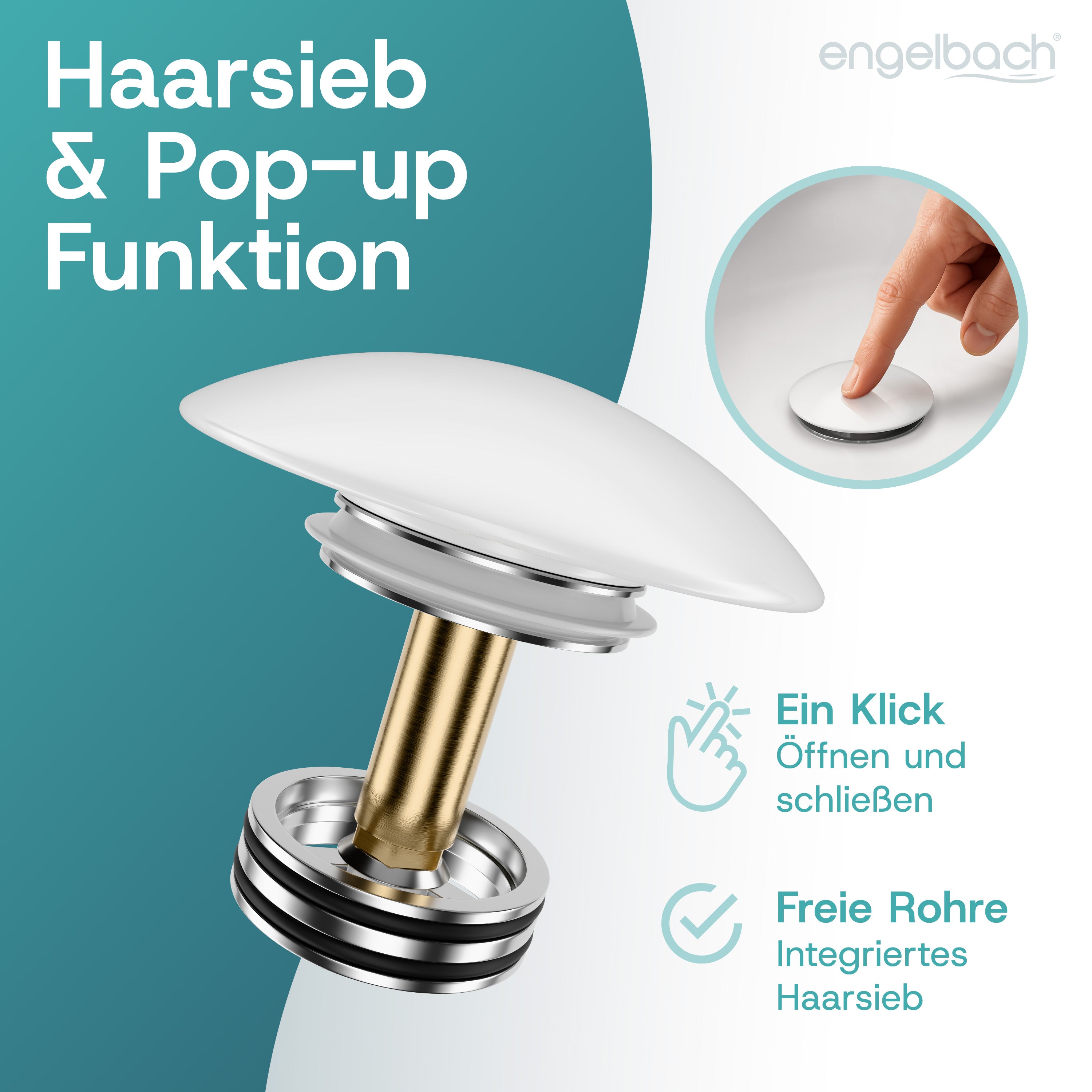 Mit Überlauf - Keramik