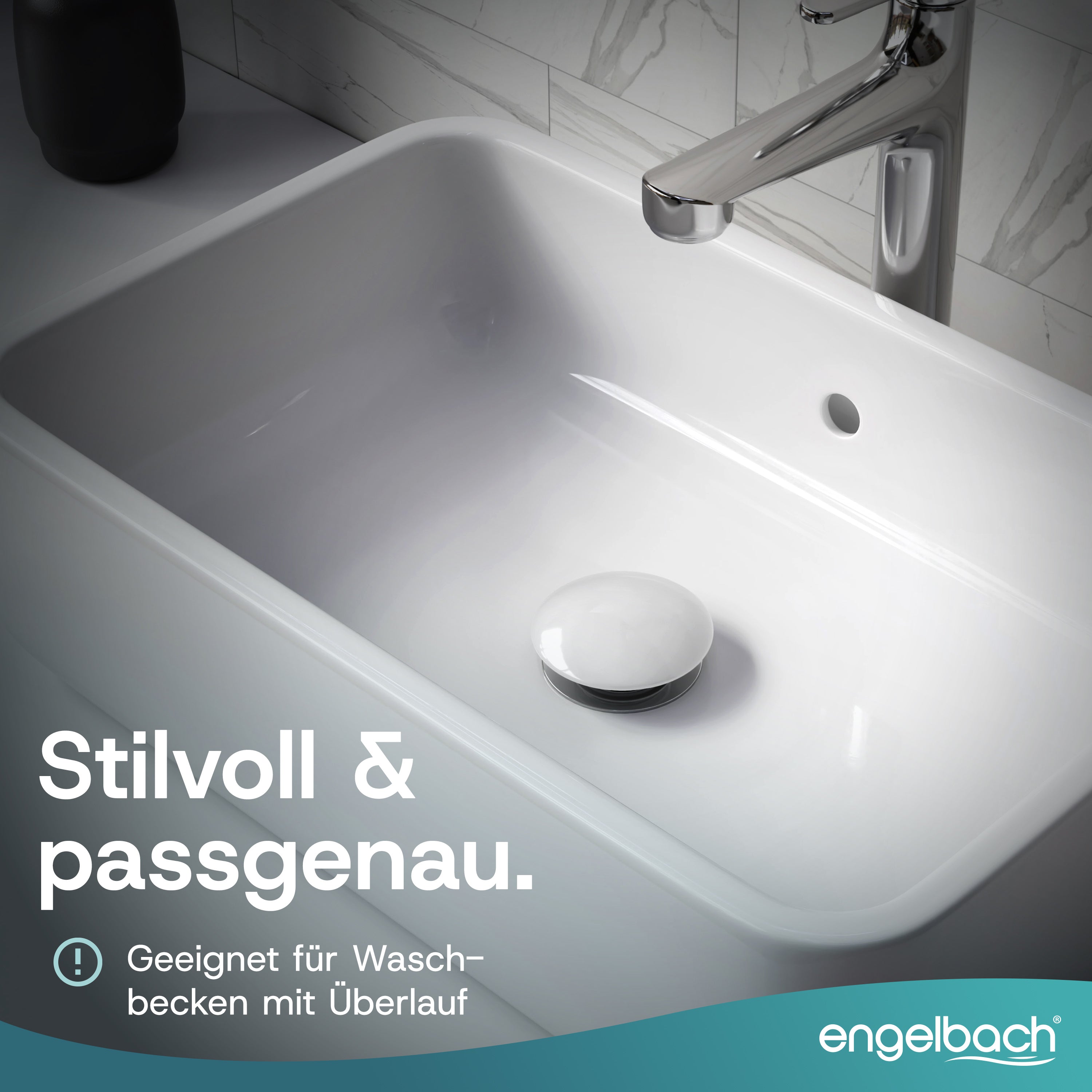 Mit Überlauf - Keramik