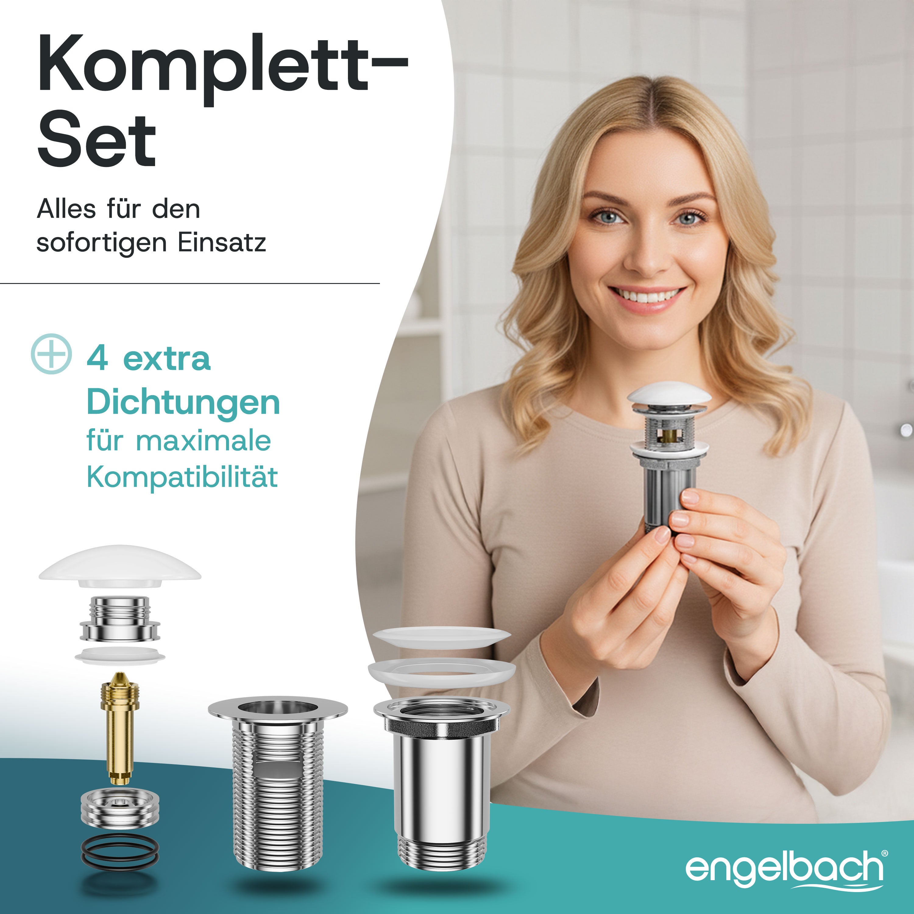 Mit Überlauf - Keramik