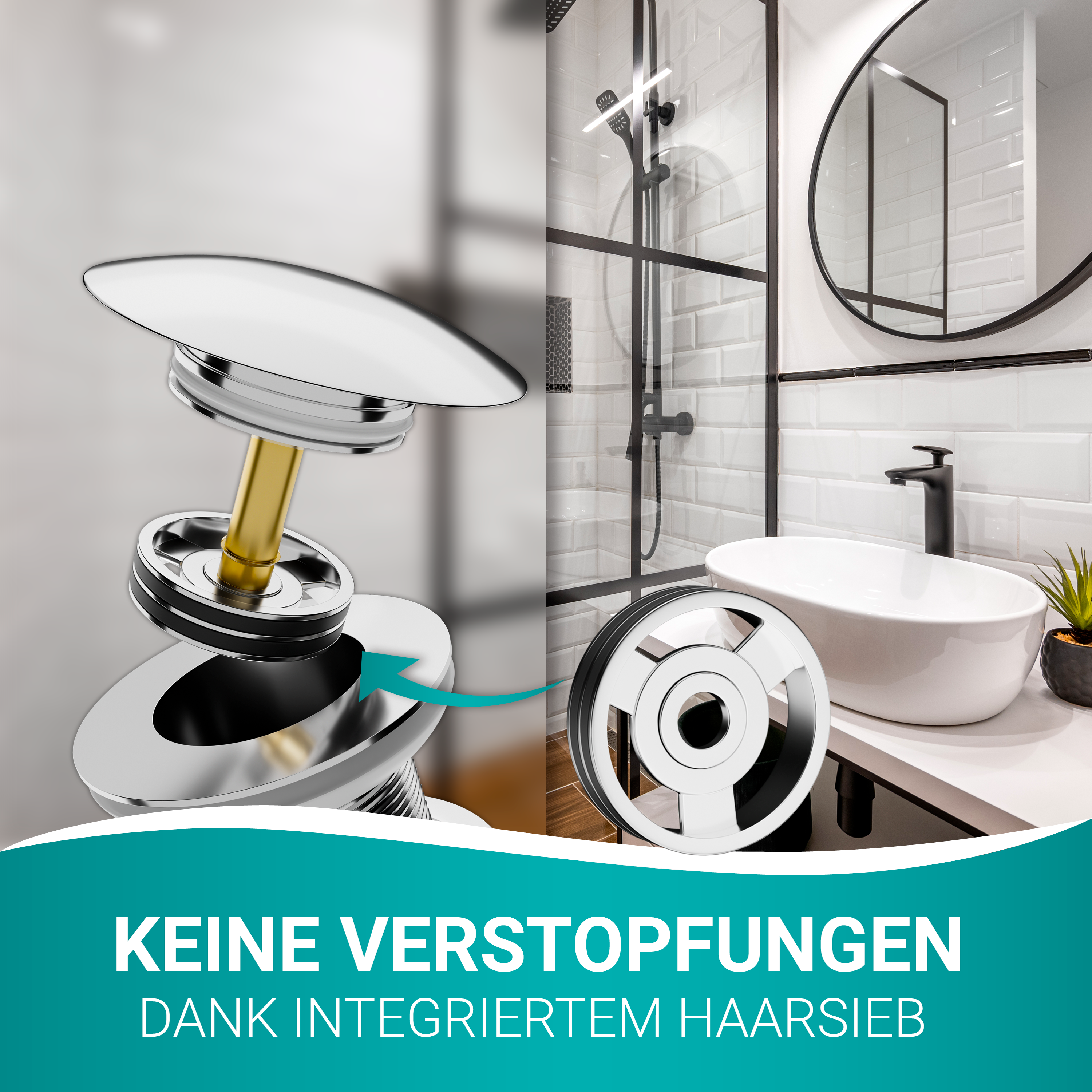 Mit Überlauf - Chrome